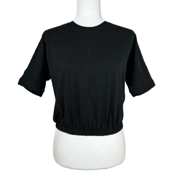 Everlane Women’s NWT Black‎ Organic Cotton The Bubble Tee S/C38 - Picture 1 of 10